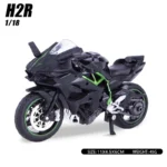 Diecast Motorcycle Model 1:18 Alloy Miniature Bike Toy - Image 7