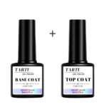1pc/2pcs/3pcs 8Ml Functional Gel Nail Art Set with Base Coat and Diamond Top Coat,Matte Top ,Soak Off  for Nail Art Design Tool - Image 2