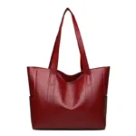 Women PU Leather Large Capacity Shoulder Bag Crossbody Hand Tote Vintage - Image 7