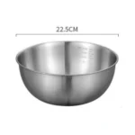 Stainless Steel Mixing Bowls 1-3PCS with Measurement Scale - Image 11