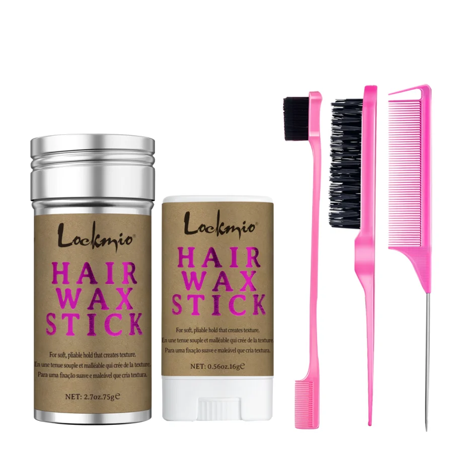 Sf4a29282d059468e808213c6125abf2aS.webp LOCKMIO Women Hair Wax Stick for Wigs Anti-frizz Flyaways Control Styling Wax Long-lasting Smooth Broken Back Hair Pomade Cream - Image 1