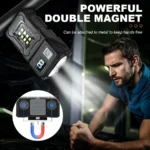 MINI USB Rechargeable LED Flashlight Portable Tail Magnet Flashlight Super Bright Camping Lantern Side COB Emergency Light - Image 4