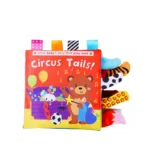 Baby Cloth Book 3D Animal Tail Sensory Learning Toy - Image 10