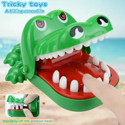crocodile dentist toy 14.5cm snap bite game