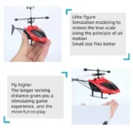 Mini Remote Control Helicopter 2-Channel Rechargeable Flying Toy - Image 4