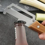 2026 Wooden Multi Functional Vegetable Peeler With Ergonomic Handle For Peeling And Slicing Fruits And Vegetables Durable Smooth - Image 3
