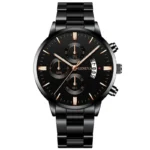 Fashion Men Stainless Steel Watch Luxury Calendar Quartz Wrist Watch Mens Business Watches for Man Clock Montre Homme - Image 14