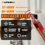 MUFASHA Non-Contact Voltage Detector Electrical Pen AC Voltage Tester Smart Breakpoint Finder 12-1000V - Image 2