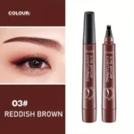 Waterproof Eyebrow Pen, Microblading Eyebrow Pencil With 4 Split Head, Natural Looking Brows Makeup ( 5 Colors) - Image 8
