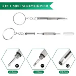1/2/10pcs Mini 3 in1 Screwdriver Eyeglass Optical Eye Glasses Portable Spectacles Watch Repair Kit Practical Household Hand Tool - Image 3