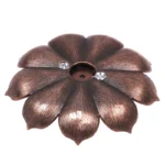 New 1PC Alloy Incense Burner Stick Holder Plate Buddhism Lotus Censer Bronze Nasturtium Incense Burner - Image 4