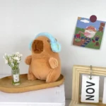 Cute Capybara Plush Toy Hoodie with Wings Simulation Doll Small Size Stuffed Animals Anime Fluffty Toy Birthday Party - Image 14