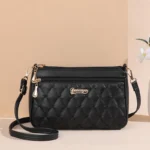 Embroidery Messenger Bags Women Leather Handbags Bags for Women Sac a Main Ladies hair ball Hand Bag - Image 8