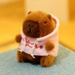 Cute Capybara Plush Toy Hoodie with Wings Simulation Doll Small Size Stuffed Animals Anime Fluffty Toy Birthday Party - Image 33
